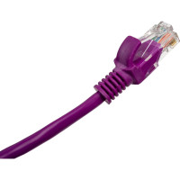 Многожильный патч-корд Cablexpert UTP кат.5e, 1м, литой, фиолетовый PP12-1M/V