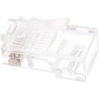 Вилка Cablexpert RJ-45 8P8C LC-8P8C-001 3-зубца кат.5e, 6 мкрн для одножильного кабеля 100 шт. LC-8P8C-001 (3-fork)