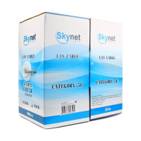 Кабель SkyNet Standart FTP indoor 2x2x0,48, медный, FLUKE TEST, кат.5e, однож., 305 м, box, серый CSS-FTP-2-CU