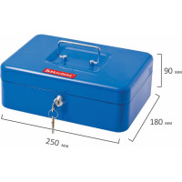 Ящик для денег, ценностей, документов, печатей BRAUBERG 290335