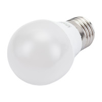 Светодиодная лампа Uniel LED-G45-6W/NW/E27/FR/MB PLM11WH . Форма «шар», матовая. UL-00002378