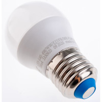 Светодиодная лампа Uniel LED-G45-6W/WW/E27/FR/MB PLM11WH. Форма «шар», матовая. UL-00002377