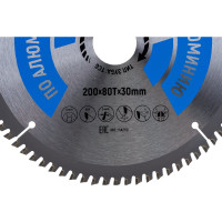 Диск пильный Hilberg Industrial Алюминий 200x30x80Т HA200