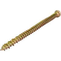 Оконные саморезы по бетону Саморезик 7.5х112 для окон рам, желтый цинк 50шт OSB-7.5х112-50
