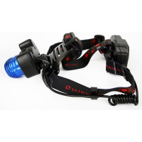 Аккумуляторный налобный фонарь Ultraflash E1334 4 Вт, синий /черный 13904
