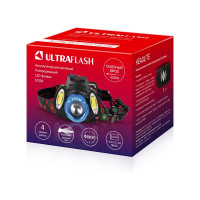 Аккумуляторный налобный фонарь Ultraflash E1334 4 Вт, синий /черный 13904