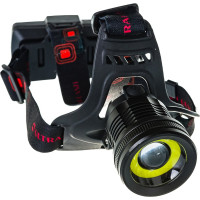 Фонарь налобный аккумуляторный лазеродиодный Ultraflash E1335 4 Вт, черный, 2LED 13905