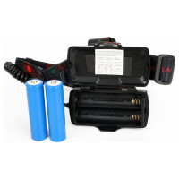 Фонарь налобный аккумуляторный лазеродиодный Ultraflash E1335 4 Вт, черный, 2LED 13905