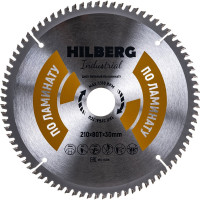 Диск пильный Hilberg Industrial Ламинат 210x30x80Т HL210