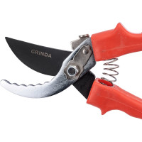 Плоскостной секатор с пластиковыми рукоятками Grinda G-31 200мм 40210_z02