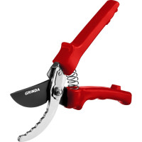 Плоскостной секатор с пластиковыми рукоятками Grinda G-31 200мм 40210_z02