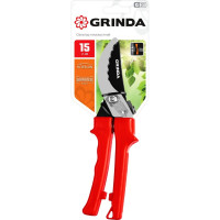 Плоскостной секатор с пластиковыми рукоятками Grinda G-31 200мм 40210_z02