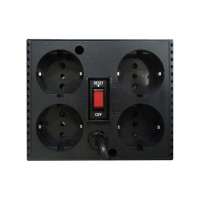 Стабилизатор напряжения Powercom черный TCA-3000 BL