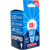 Светодиодная лампа Volpe LED-A60-13W/NW/E27/FR/NR. Форма A, матовая. UL-00004023