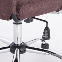 Компьютерное офисное кресло руководителя BRABIX Flight EX-540, с подлокотниками, хром, сетка 531849