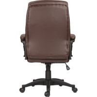 Компьютерное офисное кресло руководителя BRABIX Enter EX-511, с подлокотниками, эко кожа 531163