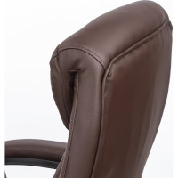 Компьютерное офисное кресло руководителя BRABIX Enter EX-511, с подлокотниками, эко кожа 531163