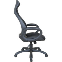 Компьютерное офисное кресло руководителя BRABIX PREMIUM Genesis EX-517, с подлокотниками, экокожа / сетка 531574