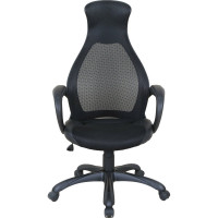 Компьютерное офисное кресло руководителя BRABIX PREMIUM Genesis EX-517, с подлокотниками, экокожа / сетка 531574