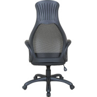 Компьютерное офисное кресло руководителя BRABIX PREMIUM Genesis EX-517, с подлокотниками, экокожа / сетка 531574