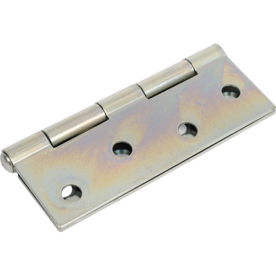 Дверная универсальная петля STAYER "MASTER" цвет белый цинк, 100мм 37611-100-1