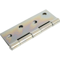 Дверная универсальная петля STAYER "MASTER" цвет белый цинк, 100мм 37611-100-1