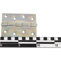 Дверная универсальная петля STAYER "MASTER" цвет белый цинк, 100мм 37611-100-1