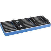 Набор вставок бит 10 мм TORX, SPLINE, HEX, ложемент, 44 предмета KING TONY 9-1044CQV