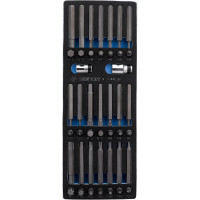 Набор вставок бит 10 мм TORX, SPLINE, HEX, ложемент, 44 предмета KING TONY 9-1044CQV
