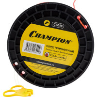 Корд триммерный Twisted Square, нож для отреза (2.4 мм, 450 м) CHAMPION C7018