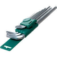 Набор ключей торцевых шестигранных удлиненных с шаром для изношенного крепежа, 9 пр. Jonnesway H23S109S 49338