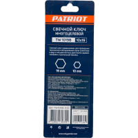 Cвечной универсальный ключ 10х19 PATRIOT 880124313