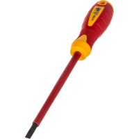 Диэлектрическая шлицевая отвертка 5.5х1.0х125 KRAFT KT 700428