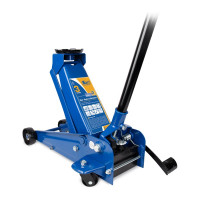 Подкатной гидравлический домкрат KRAFT 3 т KT 820004