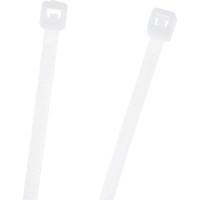 Пластиковый хомут белый 3.0x200мм универсальный 50шт Эврика ER-03201 956503