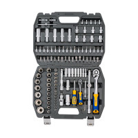 Набор инструмента 1/2 Dr и 1/4 Dr 108 предметов с 12 гран KRAFT KT 700680
