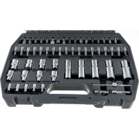 Набор инструмента 1/2 Dr и 1/4 Dr 108 предметов с 12 гран KRAFT KT 700680
