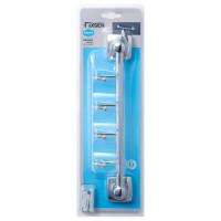 Планка FIXSEN "KVADRO" 4 крючка 61305B-4