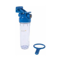 Корпус АКВА ПРО 10SL ХВС 3/4" прозрачный, ключ и скоба FHPR34 445