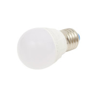 Светодиодная лампа Uniel Форма шар, матовая. Серия ЯРКАЯ LED-G45 7W/WW/E27/FR UL-00002420