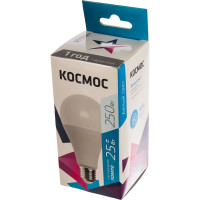 Светодиодная лампа КОСМОС LED A65 25Вт 220В E27 4500К LkecLED25wA65E2745 527740