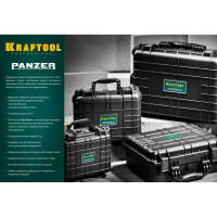 Ударопрочный пластиковый ящик KRAFTOOL Panzer степень защиты IP55, 10" 38251-10