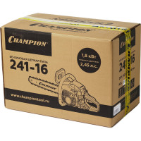Бензопила Champion 241-16"-3/8-1,3-56+ подарочный набор A241-16