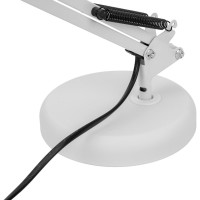 Настольный светильник под лампу IN HOME СНО-15Б на основании 60Вт E27 БЕЛЫЙ 4690612012896