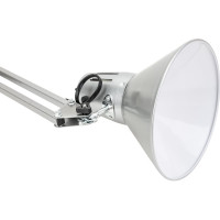 Настольный светильник под лампу IN HOME СНС-13С на струбцине 60Вт E27 СЕРЕБРО 4690612012889