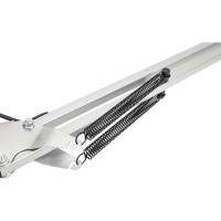 Настольный светильник под лампу IN HOME СНС-13С на струбцине 60Вт E27 СЕРЕБРО 4690612012889