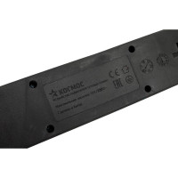 Удлинитель с сетевым фильтром КОСМОС 5х3м с заземл. 10А IP20 2.2кВт 3х0.75 FKsm3m-5g(B)
