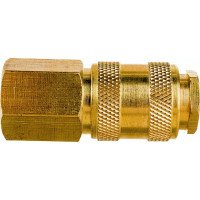 Быстроразъем пневматический Эврика с клапаном с внутренней резьбой 3/8 латунь ER-BSE1-3SF 935757