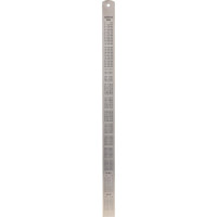 Стальная линейка 500х30х1 мм, цветная шкала 0,5 мм Kinex (K-MET) 1022-02-050