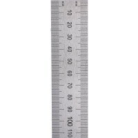 Стальная линейка 500х30х1 мм, шкала 1 мм Kinex (K-MET) 1023